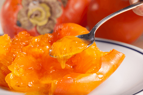 Persimmon fruit jelly